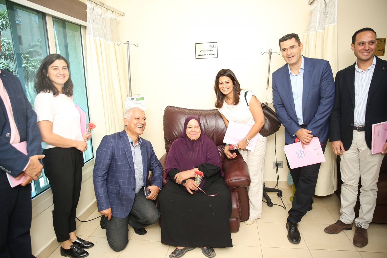 استضافت مستشفي بهية للاكتشاف المبكر وعلاج سرطان الثدي وفد من شركة نستلة مصر