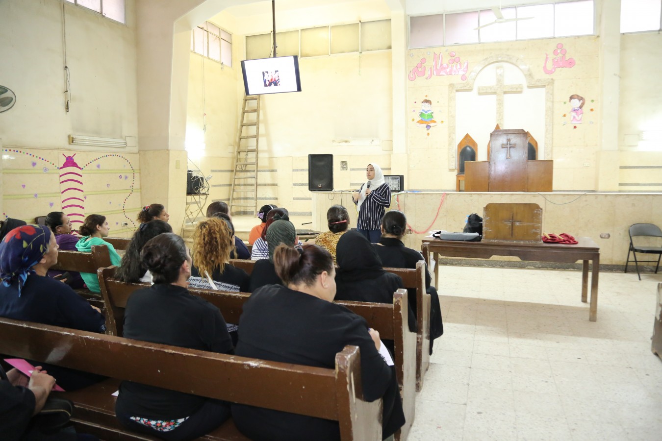 مؤسسة بهية تقوم بتنظيم ندوة توعية ضد سرطان الثدي في الكنيسة الإنجيلية بمدينة نصر