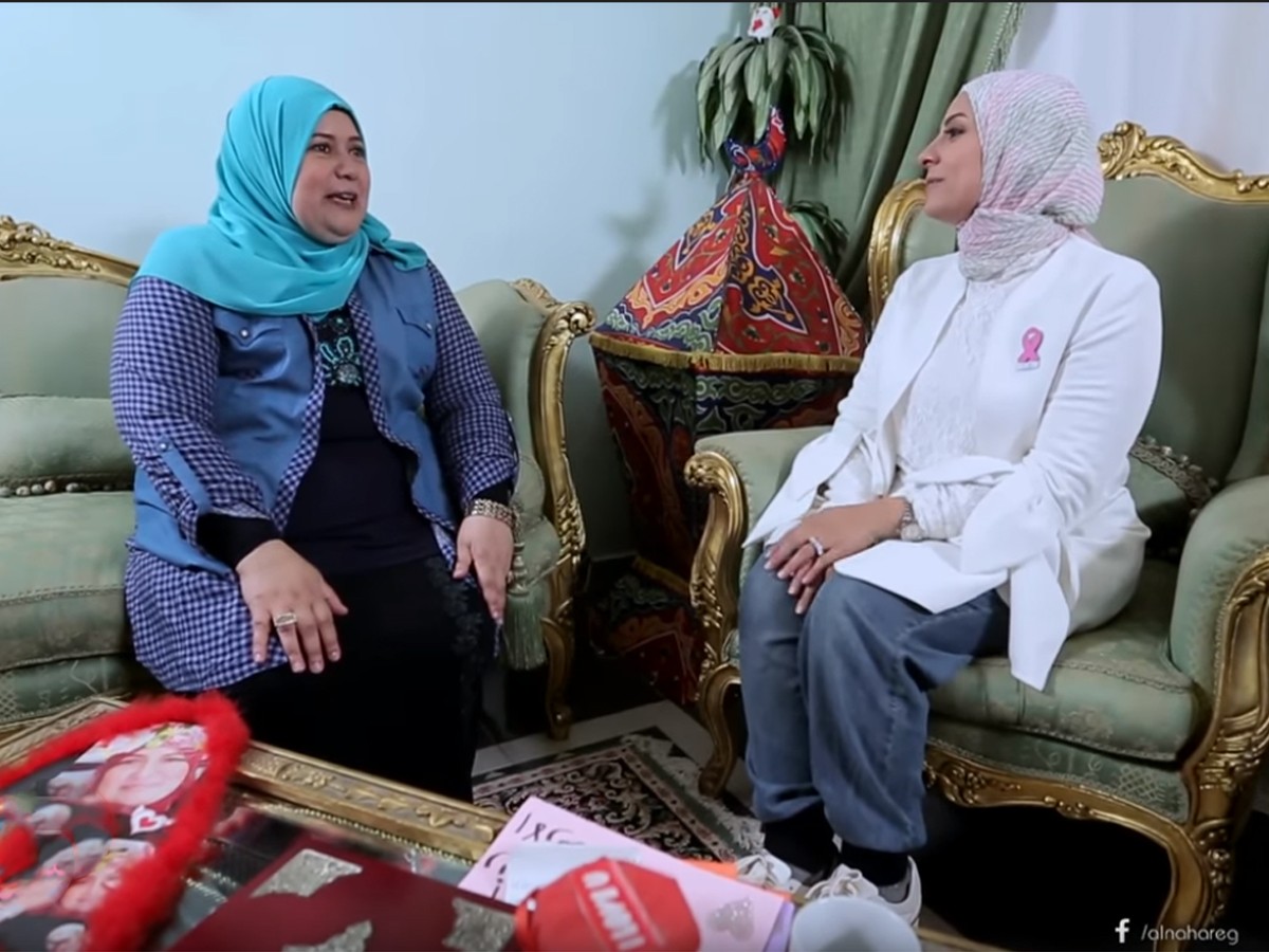 Azza Mohammed is one of Baheya’s cancer fighters